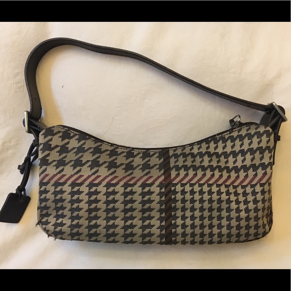 Lauren Ralph Lauren Plaid/Houndstooth Mini Bag